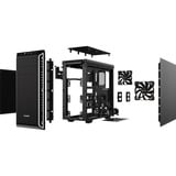 be quiet! Pure Base 600 Midi Tower Nero, Argento, Chassis Tower Nero/Argento, Midi Tower, PC, Nero, Argento, ATX, micro ATX, Mini-ITX, ABS sintetico, Acciaio, Giocare