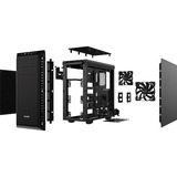 be quiet! Pure Base 600 Midi Tower Nero, Chassis Tower Nero, Midi Tower, PC, Nero, ATX, micro ATX, Mini-ITX, ABS sintetico, Acciaio, Giocare