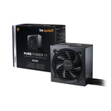 be quiet! Pure Power 11 400W alimentatore per computer 20+4 pin ATX ATX Nero, Alimentatore PC Nero, 400 W, 100 - 240 V, 450 W, 50 - 60 Hz, 6 A, Attivo