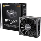 be quiet! SFX L Power alimentatore per computer 500 W 20+4 pin ATX Nero Nero, 500 W, 100 - 240 V, 550 W, 50 - 60 Hz, 10 A, Attivo