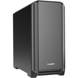 be quiet! Silent Base 601 Midi Tower Nero, Argento Nero/Argento, Midi Tower, PC, Nero, Argento, ATX, EATX, micro ATX, Mini-ITX, Acrilonitrile butadiene stirene (ABS), SECC, HDD