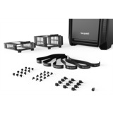 be quiet! Silent Base 601 Window Midi Tower Nero, Chassis Tower Nero, Midi Tower, PC, Nero, ATX, EATX, micro ATX, Mini-ITX, Acrilonitrile butadiene stirene (ABS), SECC, Vetro temperato, HDD