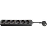 goobay 38839 prolunghe e multiple 5 m 6 presa(e) AC Interno/esterno Nero, Ciabatta Nero, 5 m, 6 presa(e) AC, Interno/esterno, IP20, 1,5 mm², Plastica