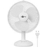 goobay 39512 ventilatore Bianco bianco, Ventilatore domestico con pale, Bianco, Tavolo, Plastica, 35 cm, 1,5 m