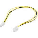 goobay 51359 cavo di alimentazione interno 0,4 m, Cavo di prolunga 0,4 m, P4 4-pin, P4 4-pin, Maschio, Femmina, Dritto