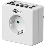 goobay 55542 presa intelligente 3600 W Bianco bianco, Cablato, Interno, Bianco, IP20, CE, WEEE, GS: TÜV Süd, 3600 W