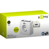 goobay 55542 presa intelligente 3600 W Bianco bianco, Cablato, Interno, Bianco, IP20, CE, WEEE, GS: TÜV Süd, 3600 W