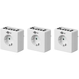 goobay 55542 presa intelligente 3600 W Bianco, Timer bianco, Cablato, Interno, Bianco, IP20, CE, WEEE, GS: TÜV Süd, 3600 W