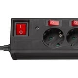goobay 72567 prolunghe e multiple 1,5 m 6 presa(e) AC Interno Nero, Ciabatta Nero, 1,5 m, 6 presa(e) AC, Interno, Tipo F, Nero, CE