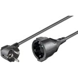goobay 93093 cavo di alimentazione Nero 3 m Spina di alimentazione di tipo F, Cavo di prolunga Nero, 3 m, Spina di alimentazione di tipo F, Spina di alimentazione di tipo F, H05VV-F3G, 250 V