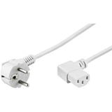 goobay NK 102 2m Bianco CEE7/7 Accoppiatore C13 bianco, 2 m, CEE7/7, Accoppiatore C13, 250 V, 10 A