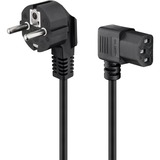 goobay TC27 Nero 3 m Spina di alimentazione di tipo F CEE7/7 Nero, 3 m, Spina di alimentazione di tipo F, CEE7/7, 250 V