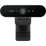 Logitech Brio webcam 4096 x 2160 Pixel USB 3.2 Gen 1 (3.1 Gen 1) Nero Nero, 4096 x 2160 Pixel, 90 fps, 1280x720@30fps, 1280x720@60fps, 1920x1080@30fps, 1920x1080@60fps, 720p, 1080p, 2160p, 5x, 90°