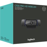 Logitech C920 HD Pro Webcam, Videochiamata Full HD 1080p/30fps, Audio Stereo ‎Chiaro, ‎Correzione Luce HD, Funziona con Skype, Zoom, FaceTime, Hangouts, ‎‎PC/Mac/Laptop/Tablet/Chromebook - Nero Nero, Videochiamata Full HD 1080p/30fps, Audio Stereo ‎Chiaro, ‎Correzione Luce HD, Funziona con Skype, Zoom, FaceTime, Hangouts, ‎‎PC/Mac/Laptop/Tablet/Chromebook - Nero, 3 MP, 1920 x 1080 Pixel, Full HD, 30 fps, 720p, 1080p, H.264