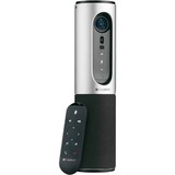 Logitech Connect Argento 1920 x 1080 Pixel Nero/Argento, Full HD, 1920 x 1080 Pixel, 90°, 4x, Argento