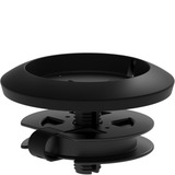 Logitech Mic Pod Mount, Supporto Nero, Set di montaggio, Logitech, Rally Mic Pod, Grafite, 2,5 cm, 6,5 cm