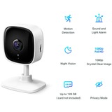TP-Link Tapo C100 Cubo Telecamera di sicurezza IP Interno 1920 x 1080 Pixel, Telecamera di rete bianco, Telecamera di sicurezza IP, Interno, Wireless, 2400 MHz, RCC, CE, Bianco