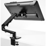 Wacom Flex Arm Braccio da scrivania, Supporto Nero, Braccio da scrivania, Wacom, Cintiq Pro 24/32, Nero, Grigio, 81,3 cm (32"), 500 mm
