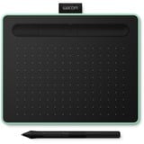 Wacom Intuos S tavoletta grafica Nero, Verde 2540 lpi (linee per pollice) 152 x 95 mm USB/Bluetooth verde chiaro/Nero, Con cavo e senza cavo, 2540 lpi (linee per pollice), 152 x 95 mm, USB/Bluetooth, 7 mm, Penna