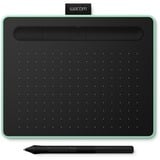 Wacom Intuos S tavoletta grafica Nero, Verde 2540 lpi (linee per pollice) 152 x 95 mm USB/Bluetooth verde chiaro, Con cavo e senza cavo, 2540 lpi (linee per pollice), 152 x 95 mm, USB/Bluetooth, 7 mm, Penna