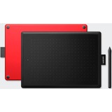 Wacom One by Medium tavoletta grafica Nero, Rosso 2540 lpi (linee per pollice) 216 x 135 mm USB Nero/Rosso, Cablato, 2540 lpi (linee per pollice), 216 x 135 mm, USB, Penna, Nero, Rosso