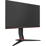 AOC G2 24G2U/BK Monitor PC 60,5 cm (23.8") 1920 x 1080 Pixel Full HD LED Nero, Rosso, Monitor di gioco Nero, 60,5 cm (23.8"), 1920 x 1080 Pixel, Full HD, LED, 1 ms, Nero, Rosso