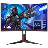 AOC G2 C32G2ZE/BK Monitor PC 80 cm (31.5") 1920 x 1080 Pixel Full HD LED Nero, Rosso Nero/Rosso, 80 cm (31.5"), 1920 x 1080 Pixel, Full HD, LED, 1 ms, Nero, Rosso