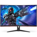 AOC G2 C32G2ZE/BK Monitor PC 80 cm (31.5") 1920 x 1080 Pixel Full HD LED Nero, Rosso Nero/Rosso, 80 cm (31.5"), 1920 x 1080 Pixel, Full HD, LED, 1 ms, Nero, Rosso