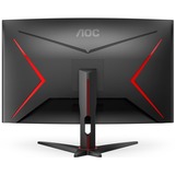 AOC G2 C32G2ZE/BK Monitor PC 80 cm (31.5") 1920 x 1080 Pixel Full HD LED Nero, Rosso Nero/Rosso, 80 cm (31.5"), 1920 x 1080 Pixel, Full HD, LED, 1 ms, Nero, Rosso