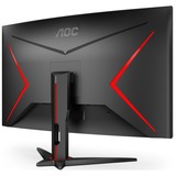 AOC G2 C32G2ZE/BK Monitor PC 80 cm (31.5") 1920 x 1080 Pixel Full HD LED Nero, Rosso Nero/Rosso, 80 cm (31.5"), 1920 x 1080 Pixel, Full HD, LED, 1 ms, Nero, Rosso