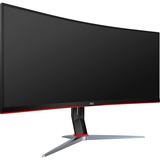 AOC G2 CU34G2/BK LED display 86,4 cm (34") 3440 x 1440 Pixel Quad HD Nero, Monitor di gioco Nero/Rosso, 86,4 cm (34"), 3440 x 1440 Pixel, Quad HD, LED, 1 ms, Nero