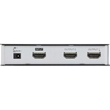 ATEN Splitter HDMI 4K 2-porte Nero, HDMI, 2x HDMI, 4096 x 2160 Pixel, Nero, Metallo, 4K Ultra HD