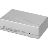 ATEN Splitter VGA 2-porte (350MHz) argento, VGA, 2x VGA, 1920 x 1440 Pixel, Argento, Metallo, 30 m