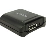 DeLOCK 11464 adattatore per inversione del genere dei cavi Displayport 20 pin, DC 5V Displayport 20 pin Nero, Estensione di grafica Nero, Displayport 20 pin, DC 5V, Displayport 20 pin, Nero