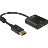 DeLOCK 62607 cavo e adattatore video 0,2 m DisplayPort HDMI tipo A (Standard) Nero Nero, 0,2 m, DisplayPort, HDMI tipo A (Standard), Maschio, Femmina, Oro