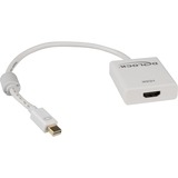 DeLOCK 62612 cavo e adattatore video 0,2 m Mini DisplayPort HDMI tipo A (Standard) Bianco bianco, 0,2 m, Mini DisplayPort, HDMI tipo A (Standard), Maschio, Femmina, Oro