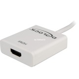 DeLOCK 62612 cavo e adattatore video 0,2 m Mini DisplayPort HDMI tipo A (Standard) Bianco bianco, 0,2 m, Mini DisplayPort, HDMI tipo A (Standard), Maschio, Femmina, Oro