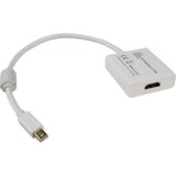 DeLOCK 62612 cavo e adattatore video 0,2 m Mini DisplayPort HDMI tipo A (Standard) Bianco bianco, 0,2 m, Mini DisplayPort, HDMI tipo A (Standard), Maschio, Femmina, Oro