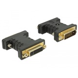 DeLOCK 63313 adattatore per inversione del genere dei cavi 1 x DVI 24+1 1 x DVI 24+5 Nero Nero, 1 x DVI 24+1, 1 x DVI 24+5, Nero