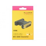 DeLOCK 63313 adattatore per inversione del genere dei cavi 1 x DVI 24+1 1 x DVI 24+5 Nero Nero, 1 x DVI 24+1, 1 x DVI 24+5, Nero