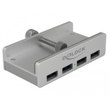 DeLOCK 64046 hub di interfaccia USB 3.2 Gen 1 (3.1 Gen 1) Type-A 5000 Mbit/s Argento, Hub USB USB 3.2 Gen 1 (3.1 Gen 1) Type-A, USB 3.2 Gen 1 (3.1 Gen 1) Type-A, 5000 Mbit/s, Argento, Metallo, Windows 10, Windows 10 Education, Windows 10 Education x64, Windows 10 Enterprise, Windows 10...