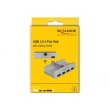 DeLOCK 64046 hub di interfaccia USB 3.2 Gen 1 (3.1 Gen 1) Type-A 5000 Mbit/s Argento, Hub USB USB 3.2 Gen 1 (3.1 Gen 1) Type-A, USB 3.2 Gen 1 (3.1 Gen 1) Type-A, 5000 Mbit/s, Argento, Metallo, Windows 10, Windows 10 Education, Windows 10 Education x64, Windows 10 Enterprise, Windows 10...