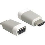 DeLOCK 65472 adattatore per inversione del genere dei cavi HDMI-A VGA Bianco grigio, HDMI-A, VGA, Bianco