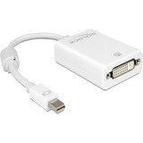 DeLOCK Adapter mini Displayport / DVI FM 0,18 m Bianco bianco, 0,18 m, Mini DisplayPort, DVI, Maschio, Femmina, Bianco