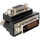 DeLOCK VGA Adapter DVI-I 15-pin FM VGA Nero DVI-I, 15-pin FM VGA, Nero