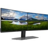 Dell Supporto per doppio monitor - MDS19, Supporto per pavimento Nero, 6 kg, 48,3 cm (19"), 68,6 cm (27"), 100 x 100 mm, Regolazione altezza, Alluminio, Nero
