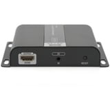 Digitus DS-55125 moltiplicatore AV Ricevitore AV Nero, Estensione HDMI Nero, 3840 x 2160 Pixel, Ricevitore AV, 120 m, Cablato, Nero
