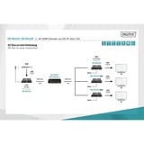 Digitus DS-55125 moltiplicatore AV Ricevitore AV Nero, Estensione HDMI Nero, 3840 x 2160 Pixel, Ricevitore AV, 120 m, Cablato, Nero