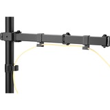 Digitus Porta monitor universale singolo con fissaggio a incastro Nero, Morsa, 8 kg, 38,1 cm (15"), 81,3 cm (32"), 100 x 100 mm, Nero