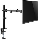 Digitus Porta monitor universale singolo con fissaggio a incastro Nero, Morsa, 8 kg, 38,1 cm (15"), 81,3 cm (32"), 100 x 100 mm, Nero